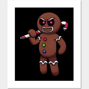 Evil Gingerbread Man Posters and Art